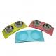 Cute Pet Food Bowls For Cats Stainless Steel Dog Bowls Non Slip Teddy Bichon Puzzle Puppy 8 Inch 9 Inch