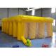 Yellow Inflatable Sports Games Running Obstacle For Kids 6 * 6m