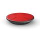 10W Thin Qi Wireless Charging Pad Anti Slip Silicone Cooling Fan Fast Charger Red Black