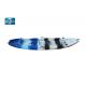 Professional Tandem Recreational Kayak LLDPE Family 2+1 Persons Touring Sit on