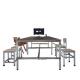 Conference Table Rectangular Solid Wood Style Commercial Office Computer Desk Workstation