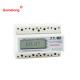 DTS558 Smart Three Phase LCD Modbus Multil-rated Bidirectional Din Rail Smart Energy Meter