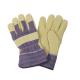 10.5 PASA-BOA Durable Pig Split Leather Safety Gloves with Warm Lining A-grade