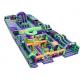 Durable 0.55mm PVC Inflatable Fun Park For Child Leadfree Water Resistant