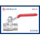 1/2  To 4   Female X Female 16 Bar Brass Ball Valve With Flat Lever Handle