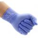 Food Grade Disposable Safeskin Purple Nitrile Exam Gloves 240mm Length