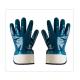 Blue Nitrile Heavy Duty Grease Resistant Water Tight Gloves