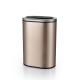 Oval Touchless Stainless Steel Bathroom Trash Can