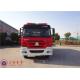 27T Huge Capacity Foam Fire Truck Six Seats With 100W Alarm Control System