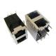 ARJM21A1-811-BA-EW2 2x1 Port Stacked Rj45 Right Angle Without Magnetic