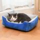 Cozy Oxford Fabric Plush Calming Cat Bed Waterproof Multi Colors Different Size