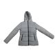Solid Ladies Hooded Padded Jackets Quilted Nylon Packable Puffer Coat Women'S