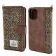Brown TPU Harris Tweed 5.8 Leather Flip Cover Phone Case