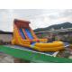 Double Tripple Stitch Commercial Inflatable Slide Bouncer Blow Up Water Slide With Pool EN71