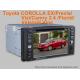 OEM Toyota Corolla 2 Din Car DVD Player with Bluetooth,Fully function remote control