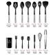 14pcs Kitchen Utensil Set Cooking Utensil Set Non-Stick Kitchen Cookware With Stainless Steel Handle Kitchen Gadgets