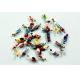 Plastic 1:300 Architectural Scale Model People Painted Figures 0.6cm