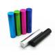 Metal Cylinder 2600mAh Portable Power Bank External Charger for Tablet PC/Mobile Phones