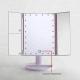 led makeup mirror with dimmable led light Removable 10X magnifying