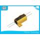 Gold Wire Wound Power Resistor Dummy Load 1 Ohm 20 Watt Resistor For Elevator