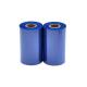 Blue Color Zebra Printer Ribbon Used On Polyimide Label With Good Wear Resistance