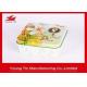 Soap Sud Packaging Rectangular Hinged Tin Containers With Artwork Printing Outside