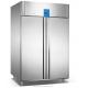 Commercial Kitchen Freezer Single Temperature Stainless Steel Double Door Refrigerator Air Cooled Refrigerator