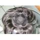 Customized Gray Swiss Lace Top Closure Toupee , Chinese Human Hair Toupee