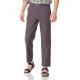 Size 40 42 44 Men'S Summer Plain Casual Cotton And Linen Cropped Trousers Mid Rise