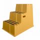 Gorilla Ladders 3-Step Plastic Step Stool Custom Color Foldable 500 Lbs Weight Capacity