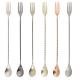 Stainless Steel 304 Bar Spoon Bar Tools Cocktail Mixing Spoon For Bartending