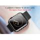 Black Scratchproof Apple Watch 4 Carbon Fiber Case 44mm