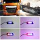 Plastic Red Blue Flashing 12V Lucency Motorbike Spotlight CG LED Light Bar
