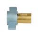 Thread To Connect Hydraulic Quick Coupler , QKTF Series Brass Quick Coupler