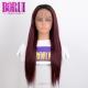 Long Straight 99j Color Virgin Hair Lace Frontal Wig
