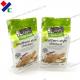 Recyclable Resealable Flat Bottom Packaging Bag Food Grade Spot Color