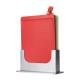 PP Red Kitchen Cutting Board 2kg Corrosion Resistance Antimicrobial 23cm Width