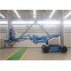 Quiet Electric Articulating Boom Lift Emission Free Bi Energy System Lightweight