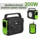 200W Lithium Battery Portable UPS Power Station Power Bank Generator for Customization