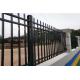 Picket Top Garden Tubular Steel Fence 1800mm 2000mm Height