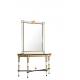 Spanish royal style wooden console table and mirror set FLN-M-XG201