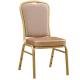 YLX-6076 Golden Aluminium/Steel Oil Painting Round Tube Banquet Dining Chair