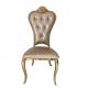Wedding Party Event Golden Stainless Steel frame Wedding Chair Crown chair