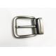 1.4 Inch Pearl Gunmetal Clamp Pin Belt Buckle With Brushed Satin Finish