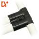 Cataphoresis Black Pipe Connector Clamp And Joints DY126 For Lean Pipe