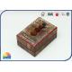 Wood Grain Printing Rigid Shoulder Present Paper Box Packaging Soap