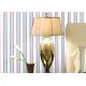 Removable Modern Removable Wallpaper / Vertical Striped Wallpaper Dark Blue And
