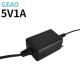OEM 5V 1A 6W Desktop Power Adapter AC DC With Safety Protection
