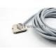 Gray Data Communication Cable , MDR 68 Pin To MDR 68 Pin SCSI Cable UL Approved