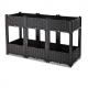 Rattan Design 120cm Length Large Plastic Veg Planters Plastic Vegetable Garden Beds